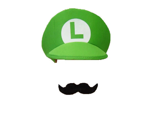 luigi cap moustache plain.png