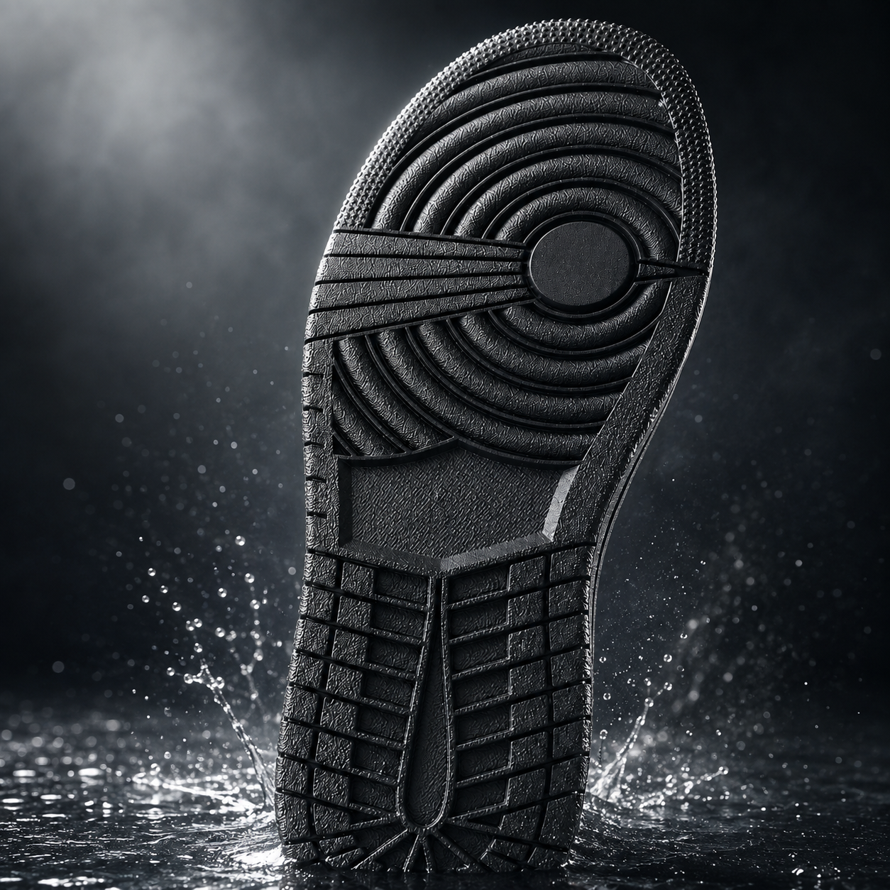 Textured Anti Slip Rubber Outsole High Top Sneakers