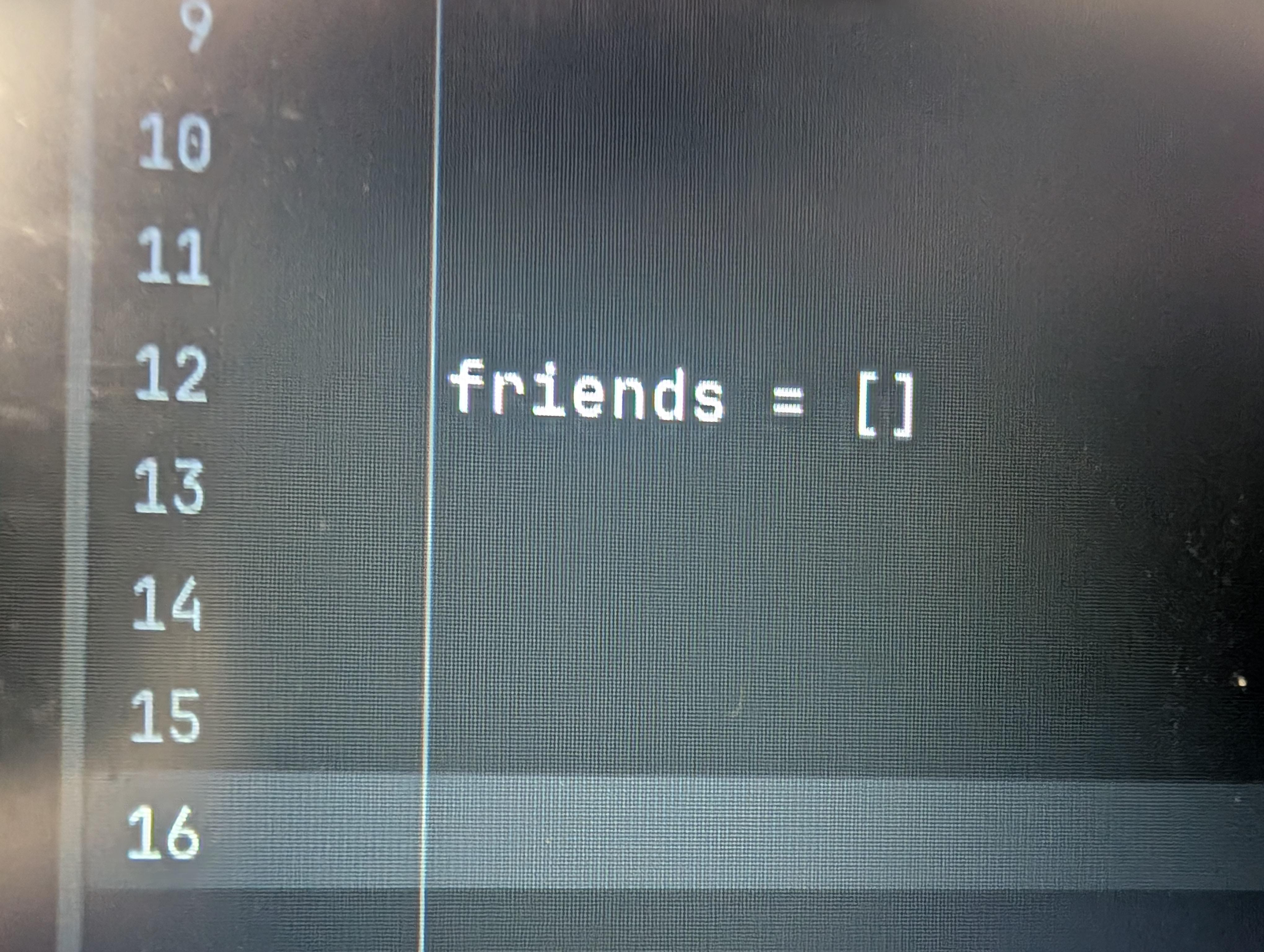 程序员 reaction：friends= ］
