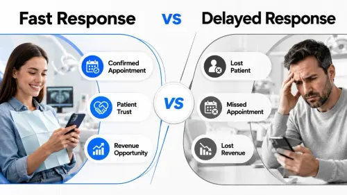 Fast vs Delayed Patient Response in Dental Practices.webp