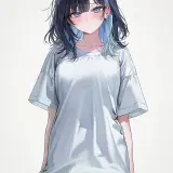 Haneul 15 casual.blushing shyly