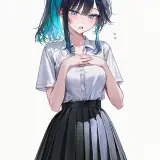 Haneul 15 schoolgirl.relieved