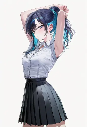 Haneul 15 schoolgirl.stretching.webp