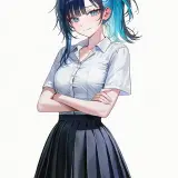 Haneul 15 schoolgirl.smirk