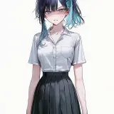 Haneul 15 schoolgirl.bridling