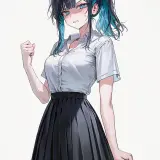 Haneul 15 schoolgirl.angry