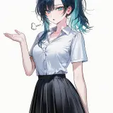 Haneul 15 schoolgirl.grudging