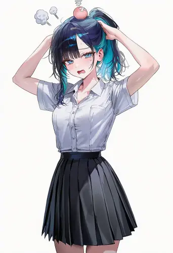 Haneul 15 schoolgirl.head bump.webp