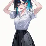 Haneul 15 schoolgirl.head bump