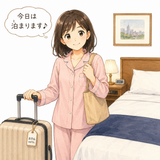 2. 泊まります（とまります）— menginap