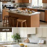 Kitchen makeover AI before after 202607102336 x4