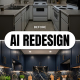 AI redesign moody blue kitchen 202607102336 2 x4