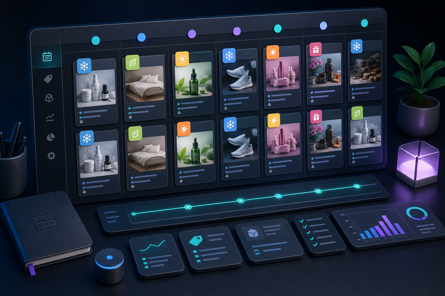Shopify blog automation dashboard