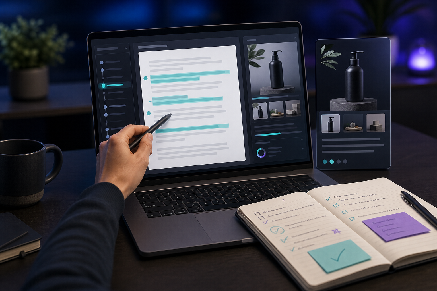 Generic AI copy versus product-aware drafting