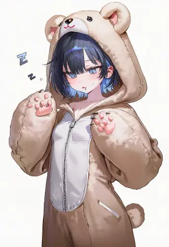 Haneul pajamas.dozing off.webp