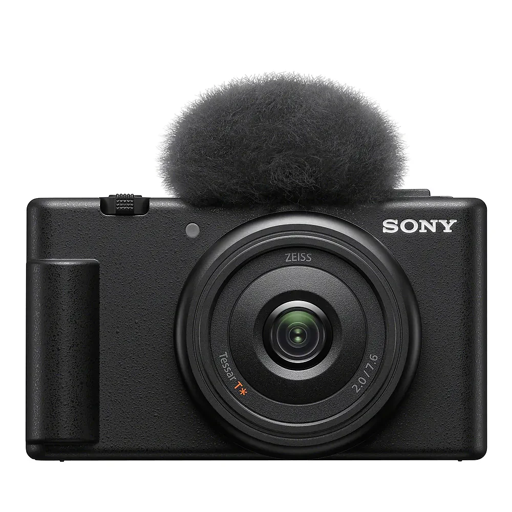 Stock image of a Sony digital camera on a white background