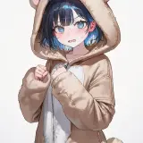 Haneul pajamas.nervous pouting