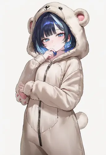 Haneul pajamas.thinking.webp