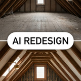 AI redesign attic lounge 202607101755 x4