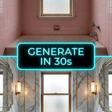 Bathroom UI button GENERATE 30s 202607101755 x4