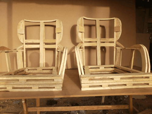 Launch Weekend Projects Using DIY Chair Frames For Refinishing.gif