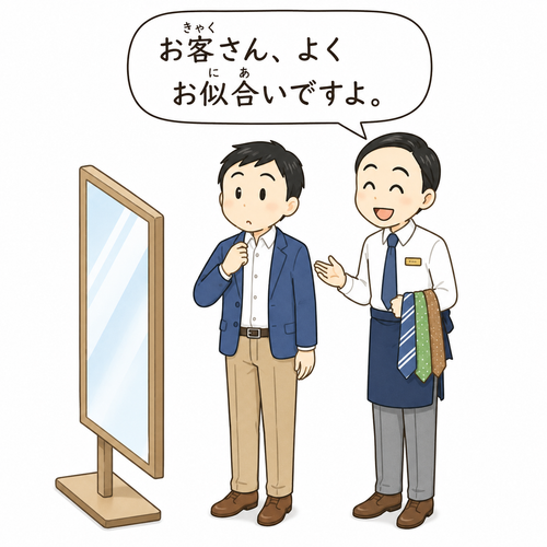 4. Gambar Pelayan Toko Memuji Pelanggan.png