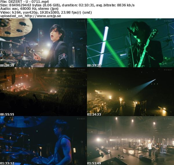 DEZERT 47 AREA ONEMAN TOUR GRAND FINAL「僕らの音楽について」(U-NEXT Channel 2026.07.11)