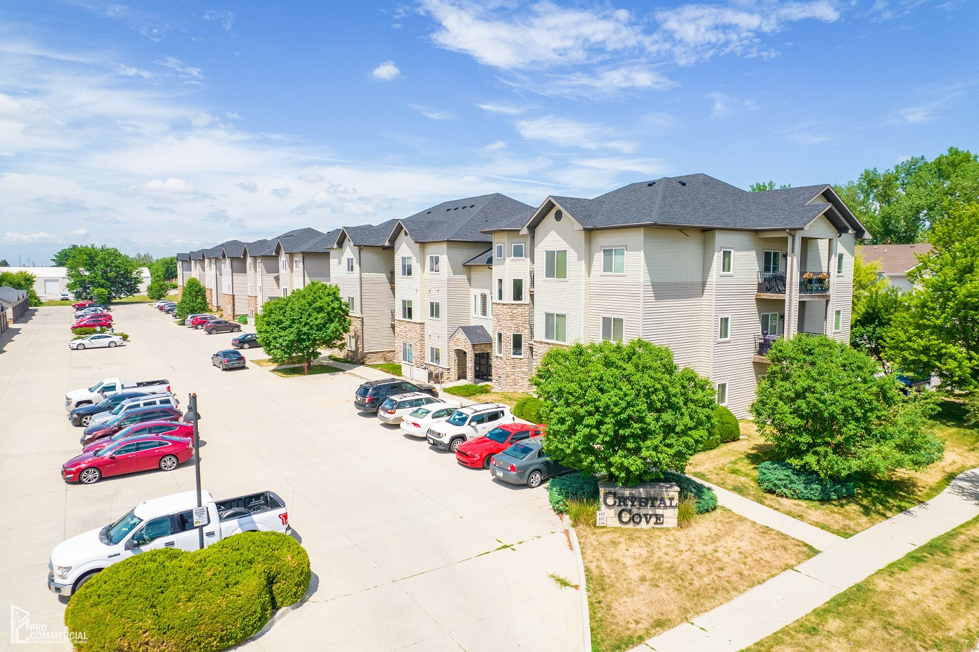 Crystal Cove Apartments built by Pro Commercial in Ames Iowa