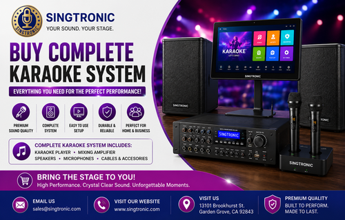 Buy Complete Karaoke System Premium Home & Party Audio Singtronic.png
