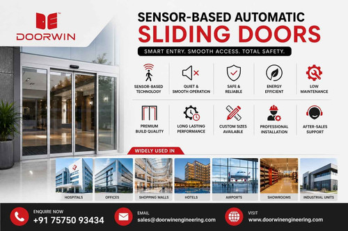 Sensor Based Automatic Sliding Doors Manufacturer in India Doorwin Engineering.jpg