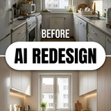 AI redesign kitchen layout 202607140227 4 x4