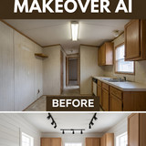 Kitchen makeover AI before after 202607140227 2 x4