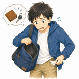3. なくします — kehilangan