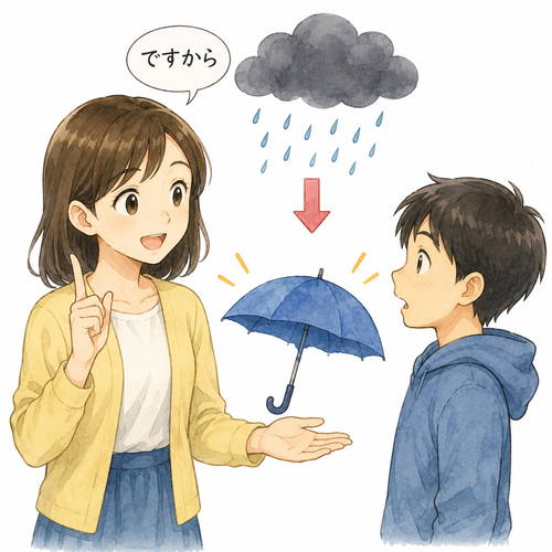 29. ですから — oleh karena itu.png