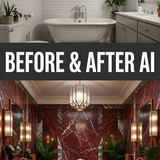 Afrobohemian Neo Deco Bathroom 202607110511 x4