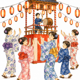 20. 盆踊り（ぼんおどり）— tarian Bon tarian festival Jepang