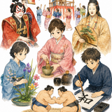 1. 伝統文化・娯楽（でんとうぶんか・ごらく）— kebudayaan tradisional dan hiburan