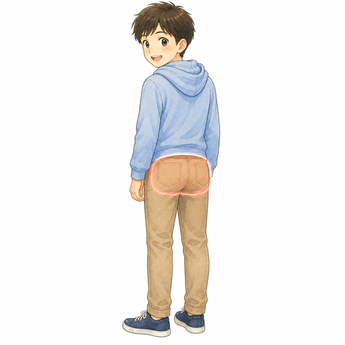 40. 尻（しり）— pantat
