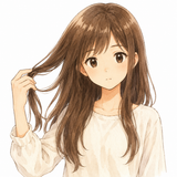 47. 髪（かみ）— rambut