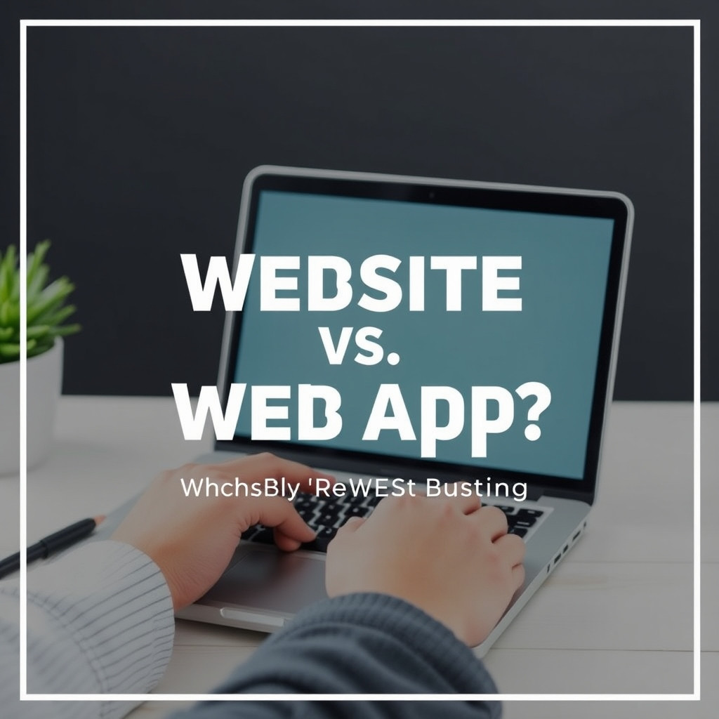 Website vs. Web App: Which is Right for Your Business?