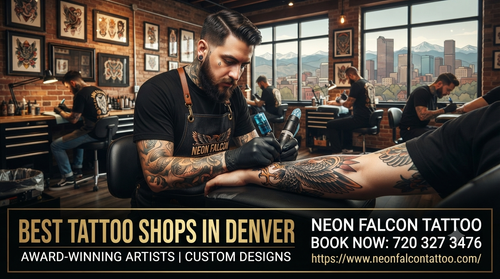 Best Tattoo Shop in  Denver | Neon Falcon Tattoo Studio.png
