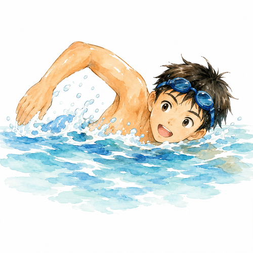 5. 泳ぐ（およぐ）— berenang.png