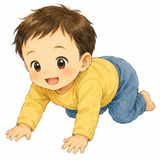9. はう — merayap