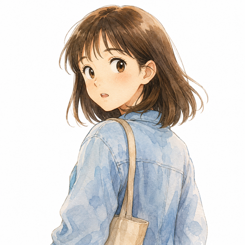 20. 振り向く（ふりむく）— menengok menoleh ke belakang.png
