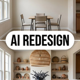 Afrobohemian dining room redesign 202607101916 x4