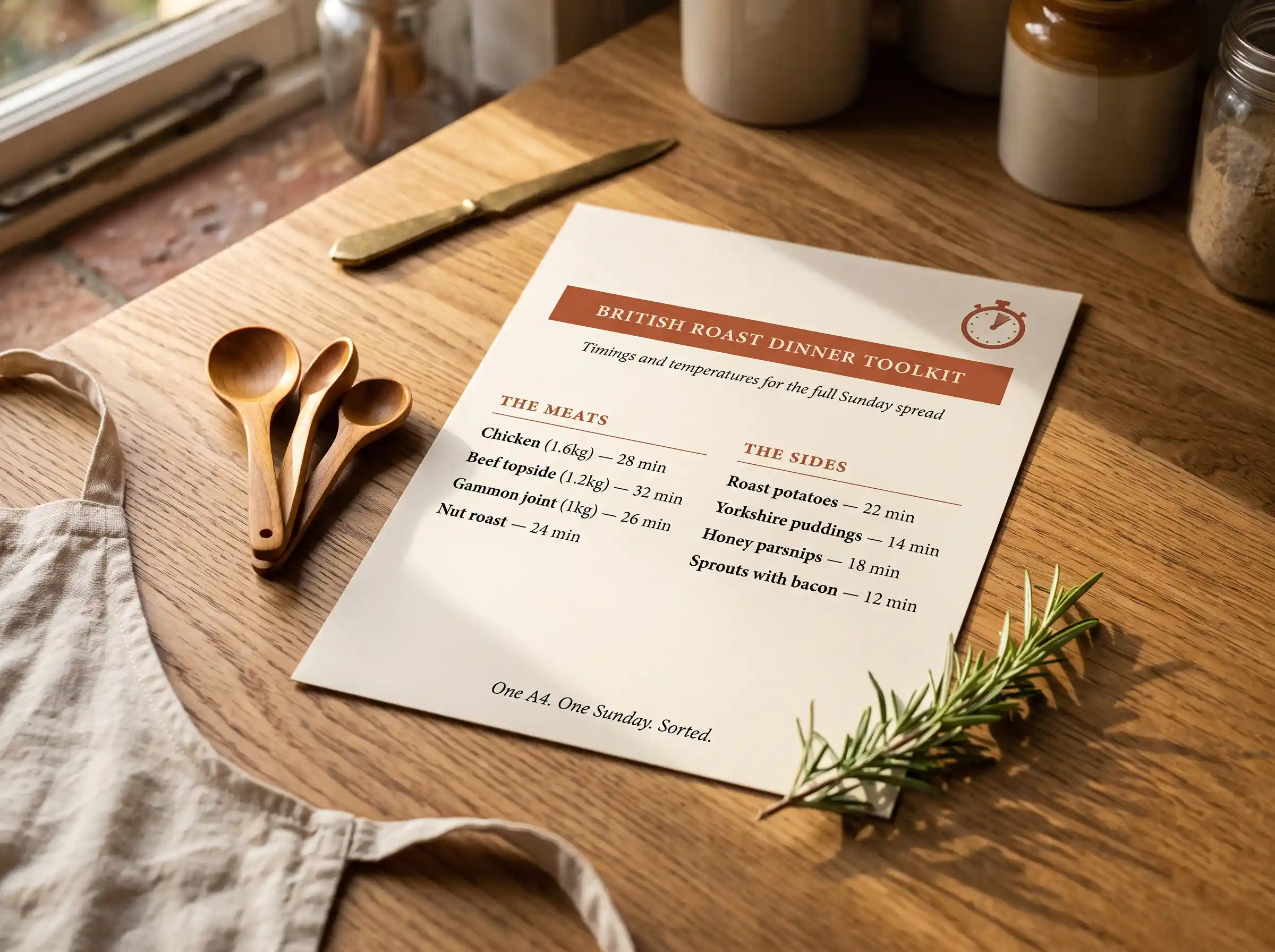 British Roast Dinner Toolkit