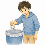 6. 捨てます（すてます）— membuang