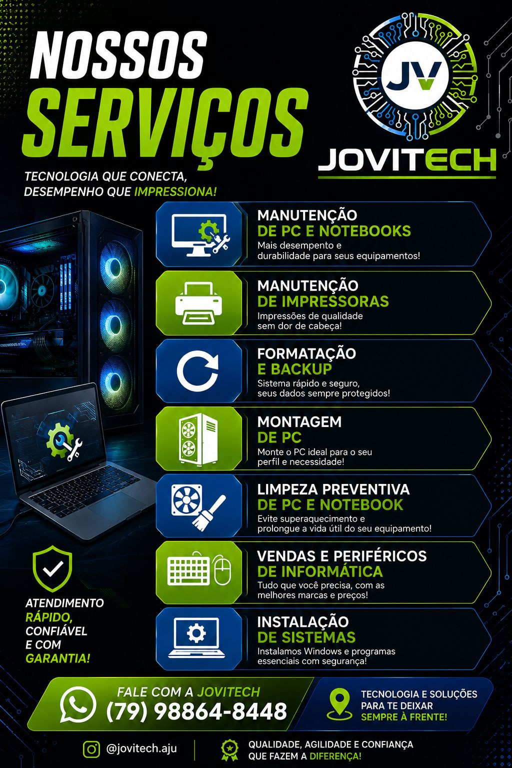 Foto de trabalho de Jovitech no Indica Sergipe