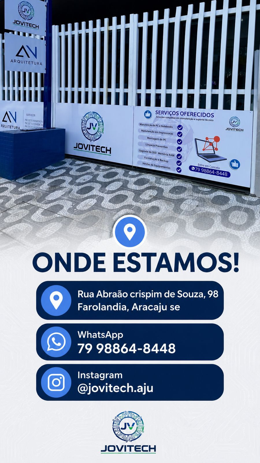Foto de trabalho de Jovitech no Indica Sergipe