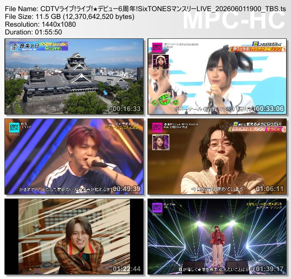 [TV-Variety] CDTVライブ! ライブ! – 2026.06.01